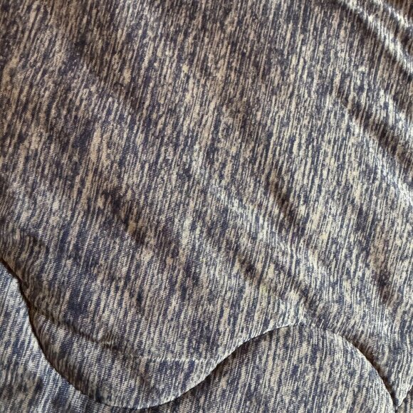 Sharper Image Blue with gray Throw Blanket super soft! - Picture 3 of 8